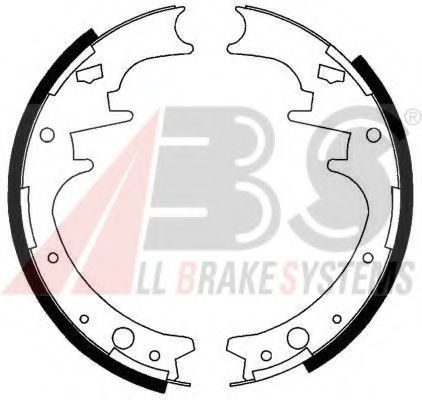 Комплект тормозных колодок A.B.S. 40445