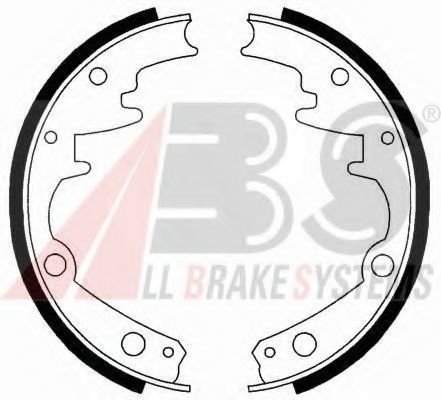 Комплект тормозных колодок A.B.S. 40449