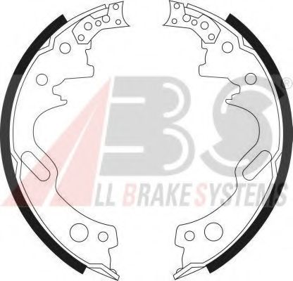Комплект тормозных колодок A.B.S. 9044