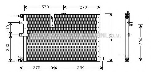 Конденсатор, кондиционер AVA QUALITY COOLING SB5033