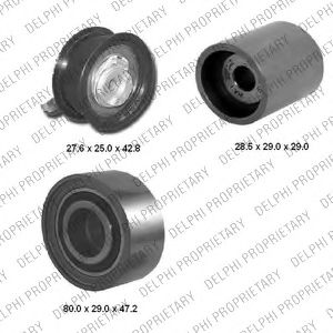 Комплект ремня ГРМ DELPHI KDB429