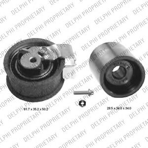 Комплект ремня ГРМ DELPHI KDB442