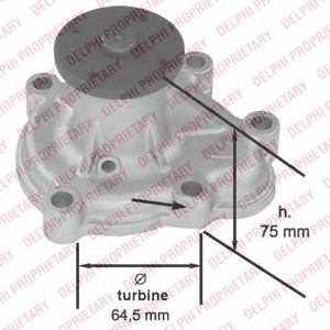 Водяной насос DELPHI WP1888