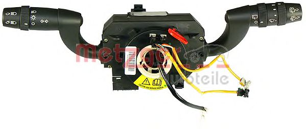 Выключатель, головной свет; Переключатель указателей поворота; Переключатель стеклоочистителя; Выключатель на колонке рулевого управления METZGER 0916194