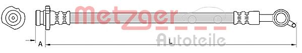 Тормозной шланг METZGER 4110850