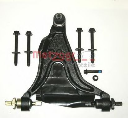 Рычаг независимой подвески колеса, подвеска колеса METZGER 58024901