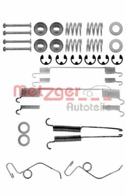 Комплектующие, тормозная колодка METZGER 105-0642