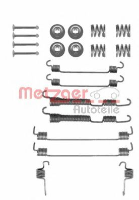 Комплектующие, тормозная колодка METZGER 105-0786