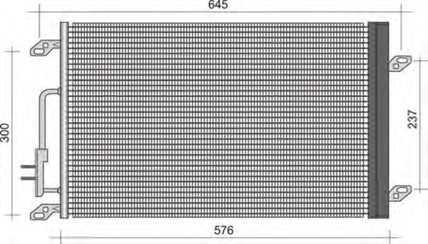 Конденсатор, кондиционер MAGNETI MARELLI 350203269000