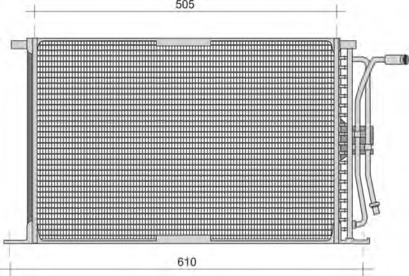 Конденсатор, кондиционер MAGNETI MARELLI 350203281000