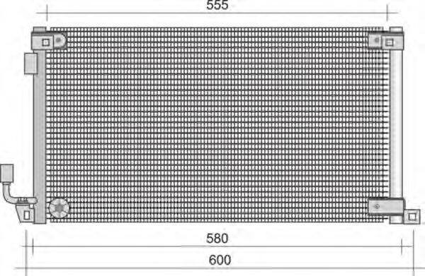 Конденсатор, кондиционер MAGNETI MARELLI 350203285000