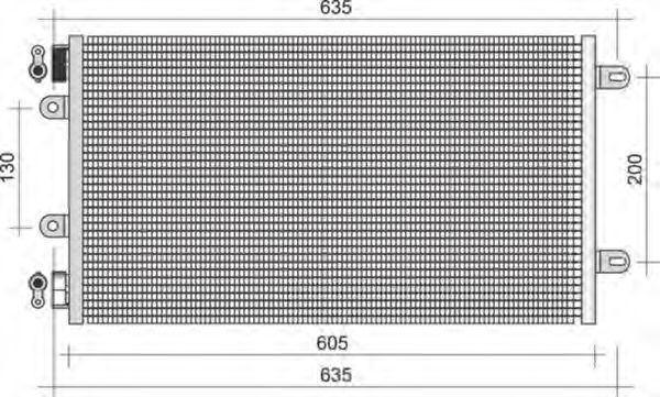 Конденсатор, кондиционер TEMOT 100202