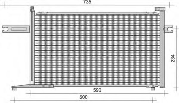 Конденсатор, кондиционер MAGNETI MARELLI 350203395000