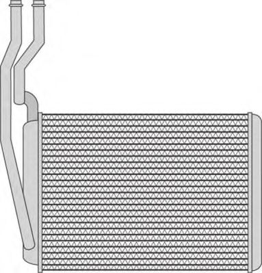 Теплообменник, отопление салона MAGNETI MARELLI 350218276000