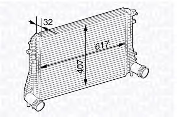 Интеркулер MAGNETI MARELLI 351319202840