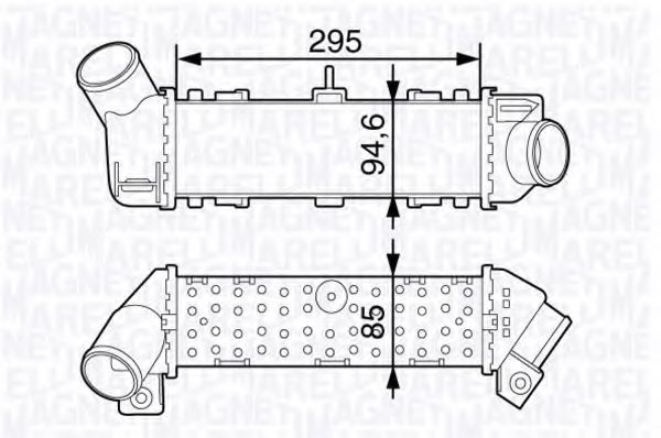 Интеркулер MAGNETI MARELLI 351319203260