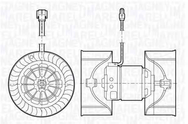 Вентилятор салона MAGNETI MARELLI 069412671010