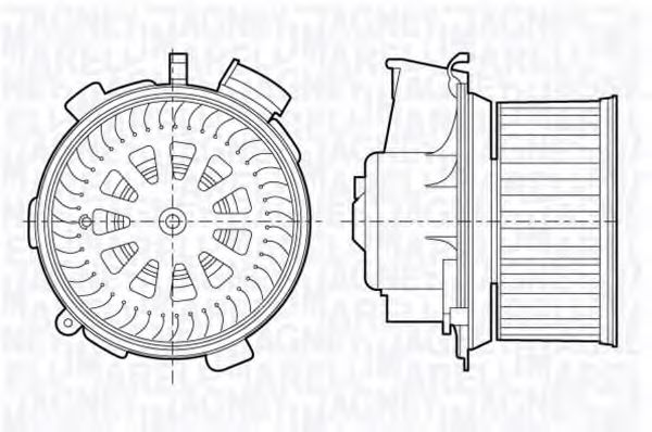 Вентилятор салона MAGNETI MARELLI 069412711010