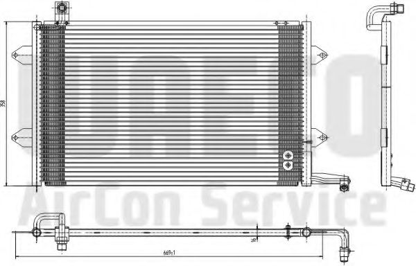 Конденсатор, кондиционер AURADIA VW5137