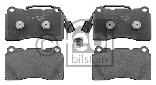 Комплект тормозных колодок, дисковый тормоз FEBI BILSTEIN 116005