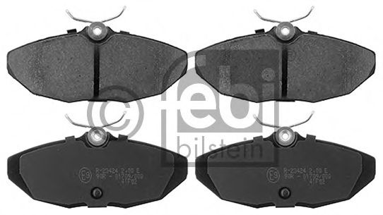 Комплект тормозных колодок, дисковый тормоз FEBI BILSTEIN 116090