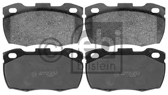 Комплект тормозных колодок, дисковый тормоз FEBI BILSTEIN 116120
