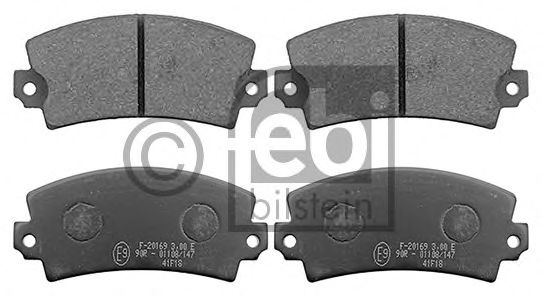 Комплект тормозных колодок, дисковый тормоз FEBI BILSTEIN 116179