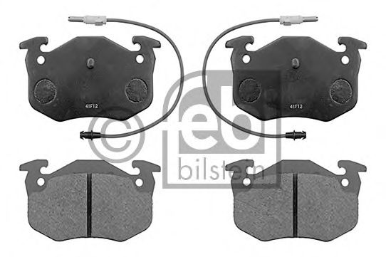 Комплект тормозных колодок, дисковый тормоз FEBI BILSTEIN 116185