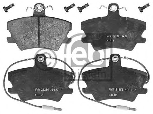 Комплект тормозных колодок, дисковый тормоз FEBI BILSTEIN 116195