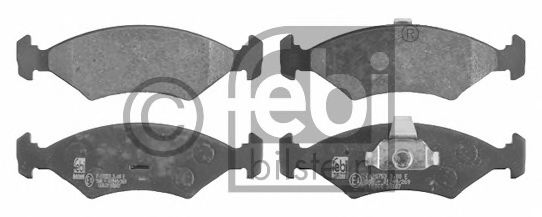 Комплект тормозных колодок, дисковый тормоз FEBI BILSTEIN 16040