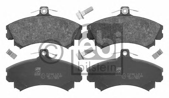 Комплект тормозных колодок, дисковый тормоз FEBI BILSTEIN 16213