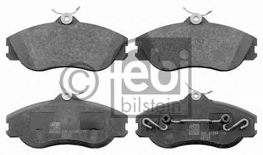 Комплект тормозных колодок, дисковый тормоз FEBI BILSTEIN 16310