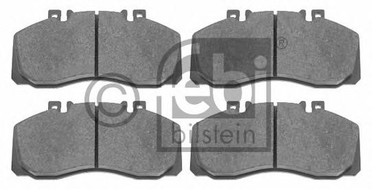 Комплект тормозных колодок, дисковый тормоз FEBI BILSTEIN 16566