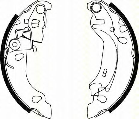 Комплект тормозных колодок TRISCAN 8100 15016