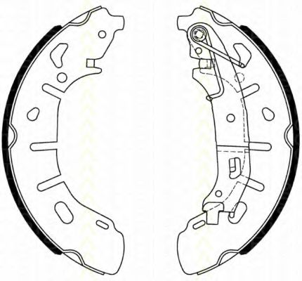 Комплект тормозных колодок TRISCAN 8100 15028