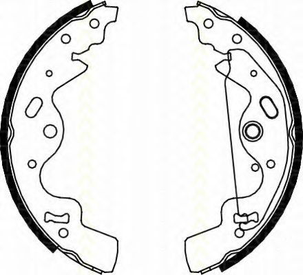 Комплект тормозных колодок TRISCAN 8100 17010