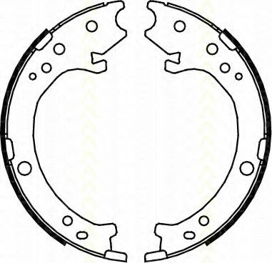 Комплект тормозных колодок, стояночная тормозная система TRISCAN 8100 40007