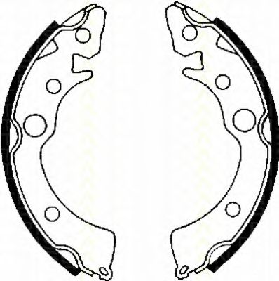 Комплект тормозных колодок TRISCAN FSB204