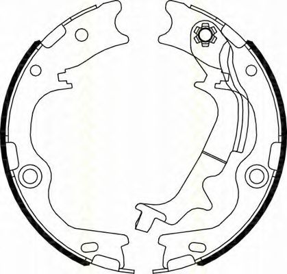 Комплект тормозных колодок, стояночная тормозная система TRISCAN 8100 43029