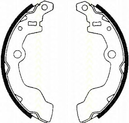 Комплект тормозных колодок TRISCAN 8100 69002