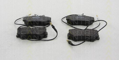 Комплект тормозных колодок, дисковый тормоз TRISCAN 8110 28040