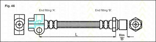 Тормозной шланг TRISCAN 8150 24205