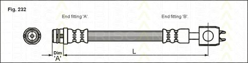 Тормозной шланг TRISCAN 8150 29123
