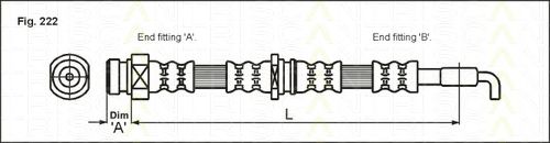 Тормозной шланг TRISCAN 8150 42211