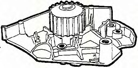 Водяной насос TRISCAN 10542