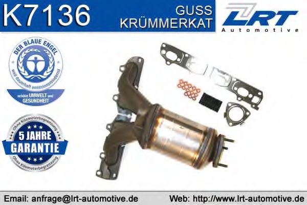 Катализатор коллектора QUINTON HAZELL 322201