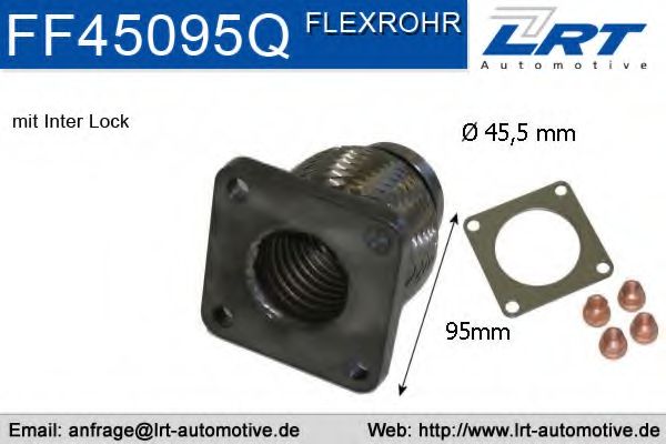 Гофрированная труба, выхлопная система LRT FF45095Q