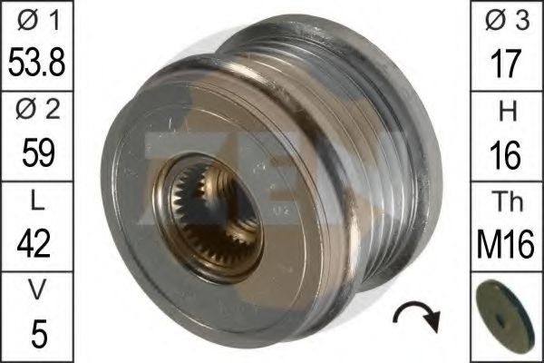 Механизм свободного хода генератора ERA 5435