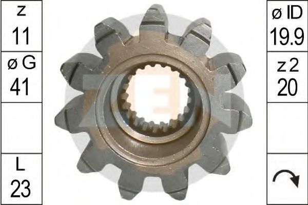 Ведущая шестерня, стартер ERA 12657