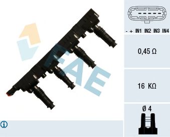 Катушка зажигания FAE 80257